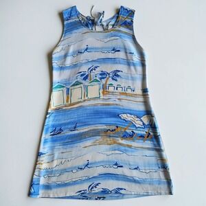 Jams World MIST Womens S Hawaiian Floral Palm Tree Tropical Skirt Vacation